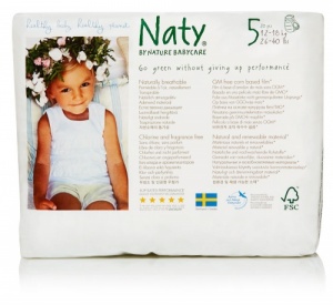 Naty Nature Babycare  Pull Up Nappy Pants Monthly Value Pack Size 5